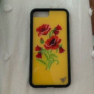 iphone 8 plus wildflower case - floral design